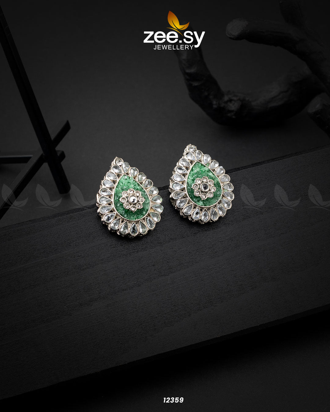 Turkish Earrings Green