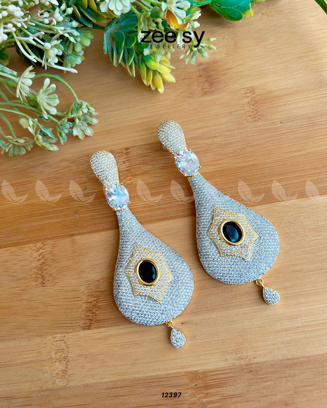 Paree Earrings Blue