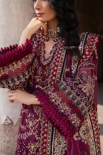 Iznik | Luxury Chiffon | ILC-04 L Magenta Chiffon