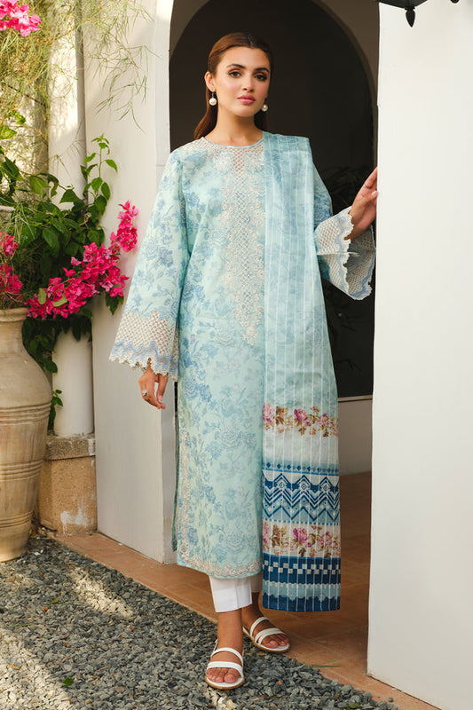 Baroque | Luxury Pret 24 | LAWN UF-661 - Pakistani Designer Dress - by Baroque | Type: Luxury - 100% Original at Saira Sultan