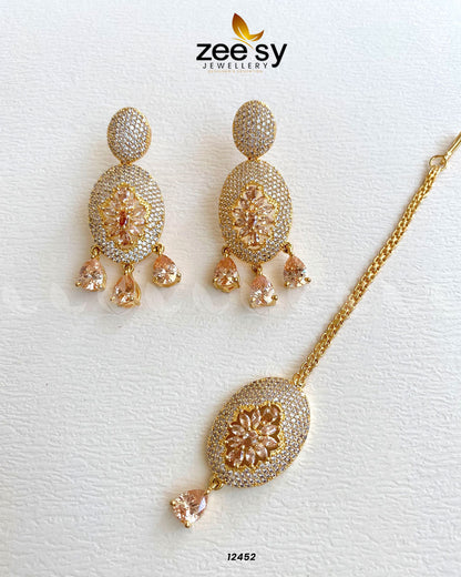 Earrings-0708 Golden Champagne