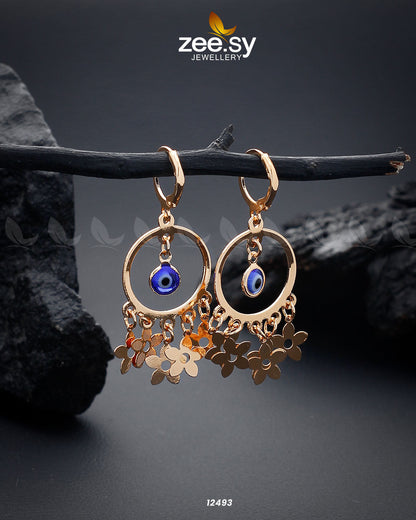 Translucent Earrings Blue