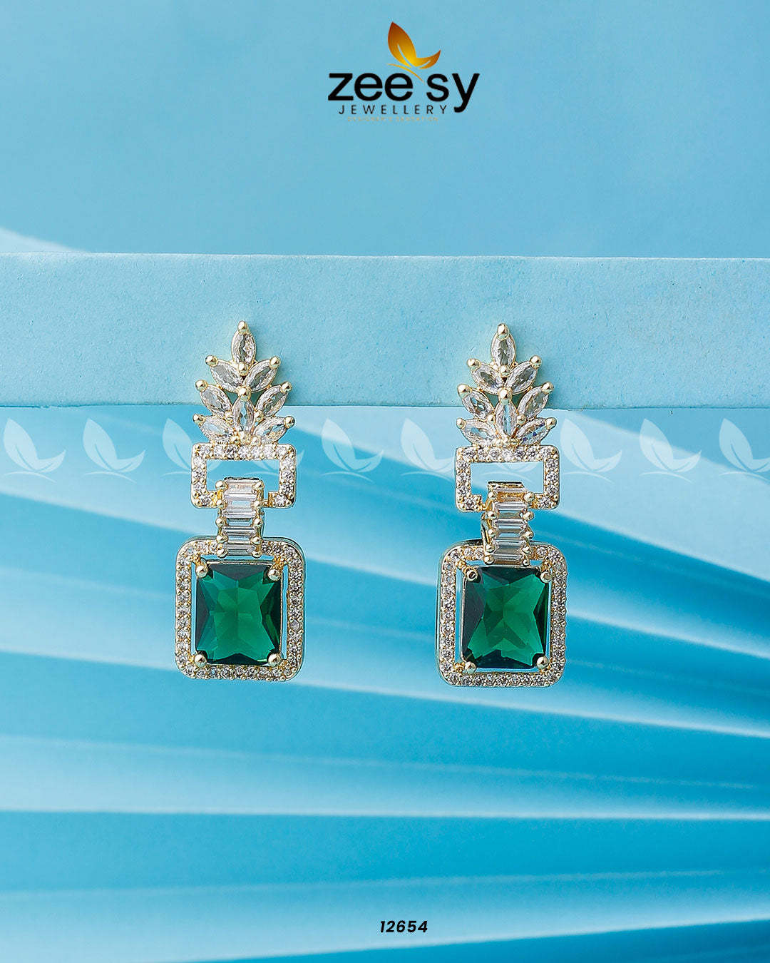 Zelda's Earrings Golden Green