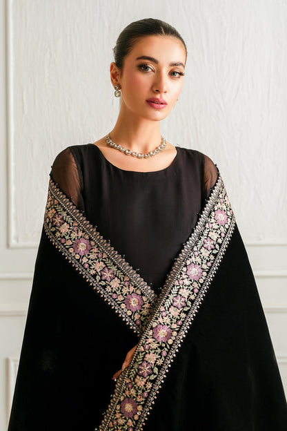 Baroque | Luxury Pret 25 | EMBROIDERED CHIFFON PR-1019 - Pakistani Designer Dress - by Baroque - Type : Ladies Clothes - 100% Original at Saira Sultan