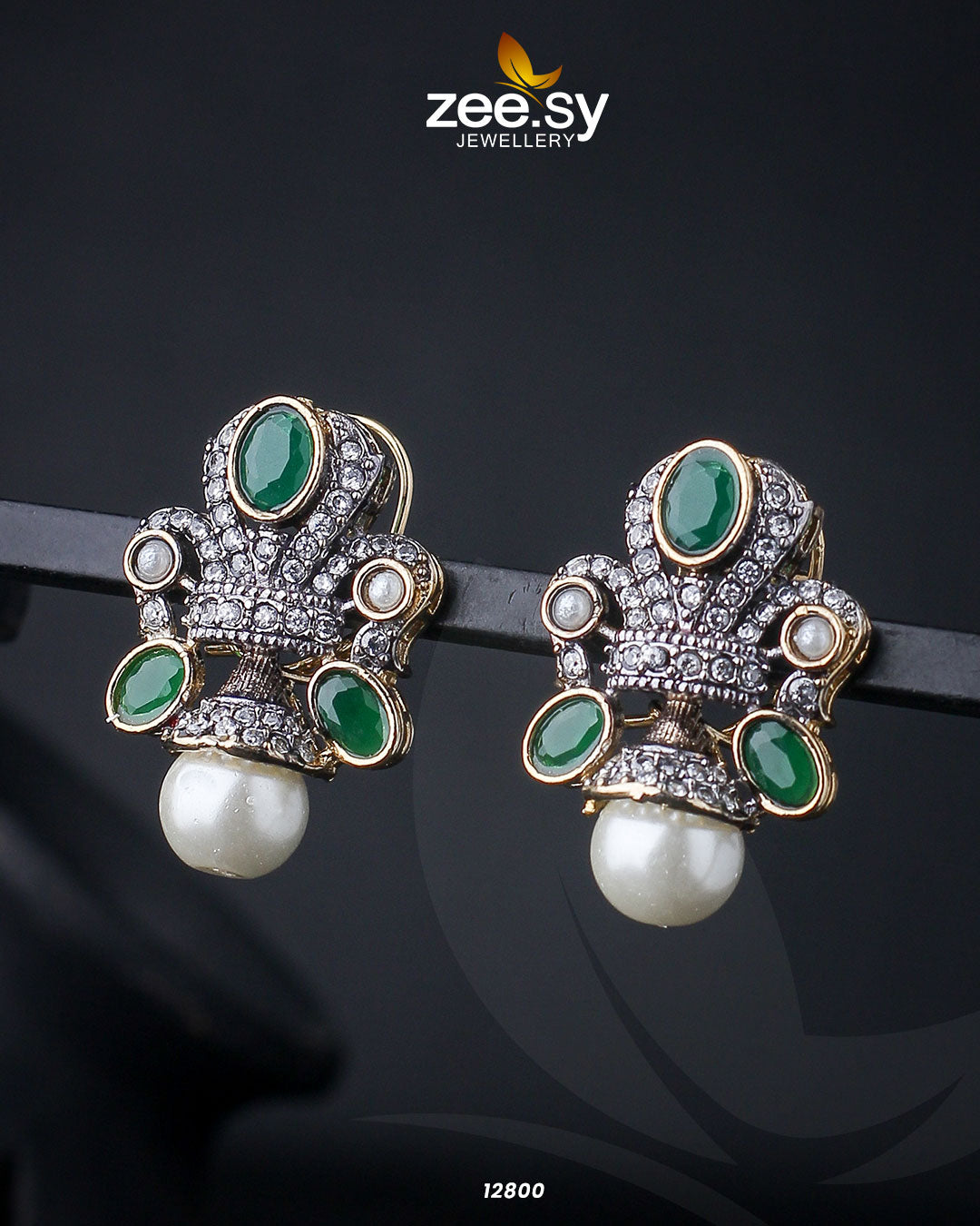 Pearl Drop Tops Golden Green