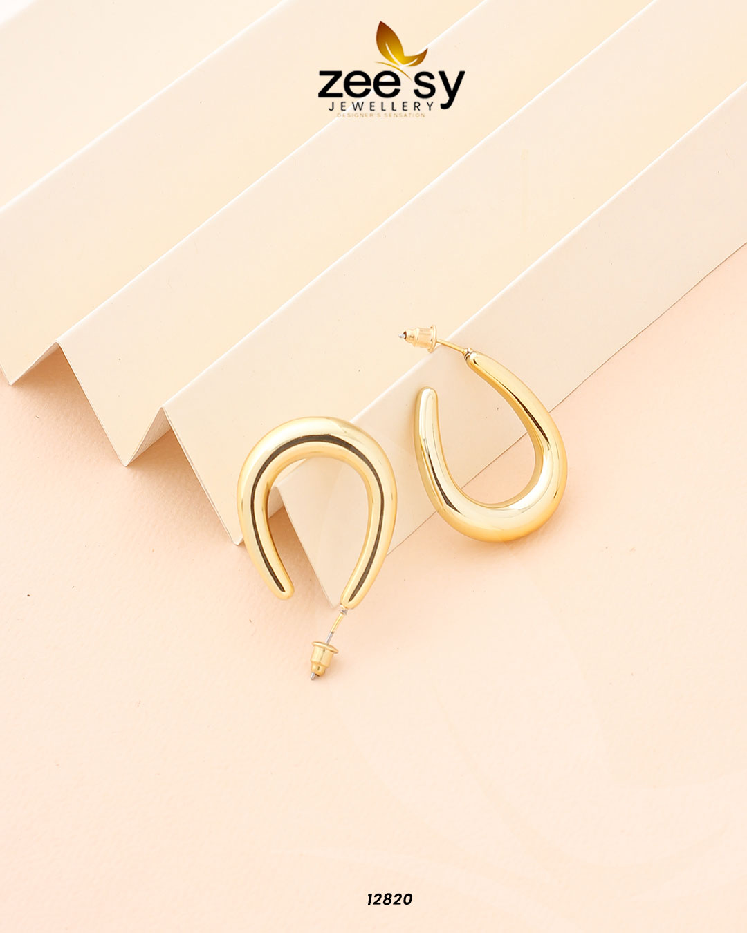Enkei Hoops Earrings Golden