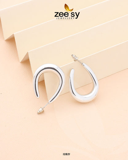 Enkei Hoops Earrings Silver
