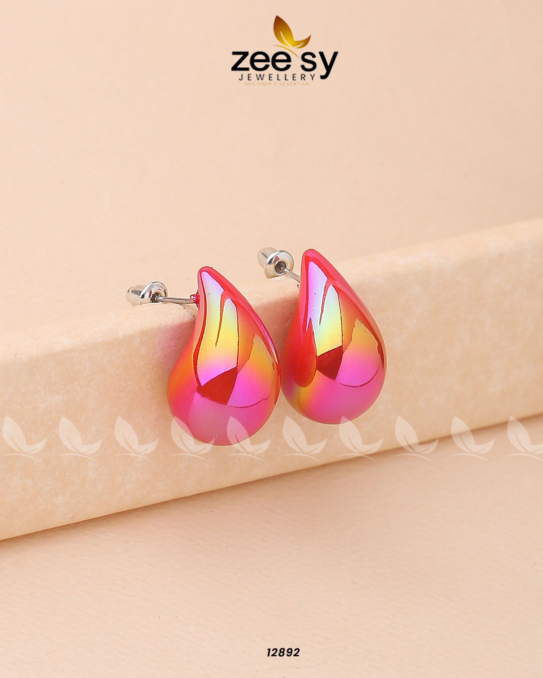 Clarkia Earrings Fuschia