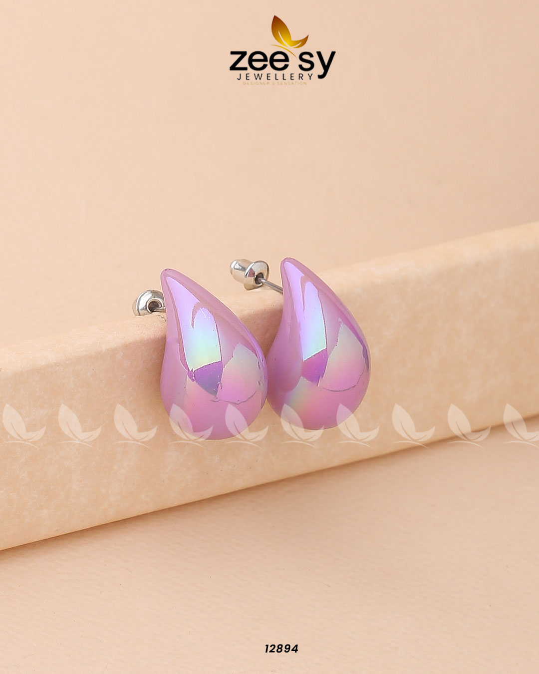 Clarkia Earrings Pink
