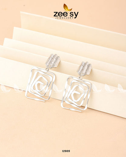 Anemone Earrings Silver