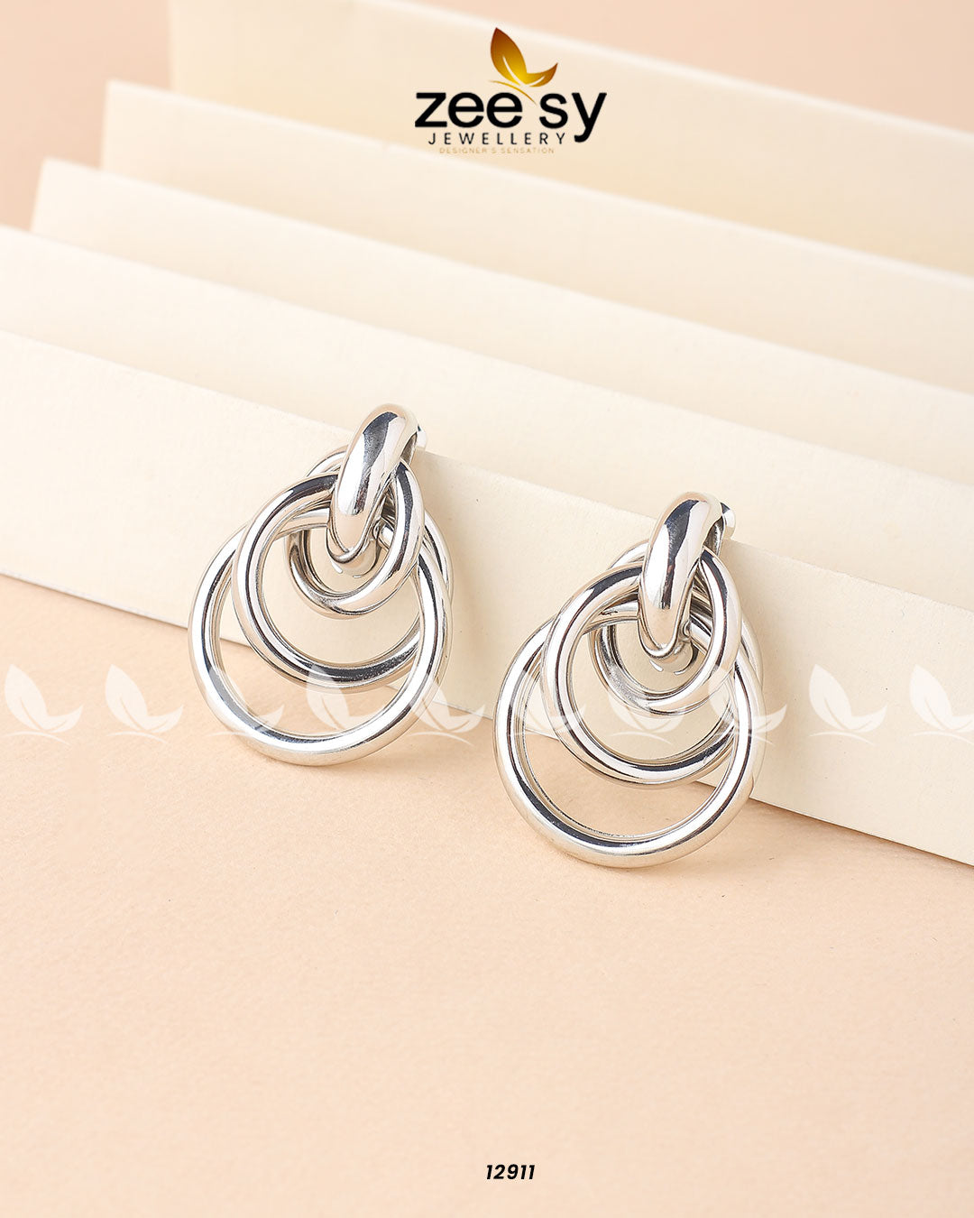 Cosmos Earrings Silver