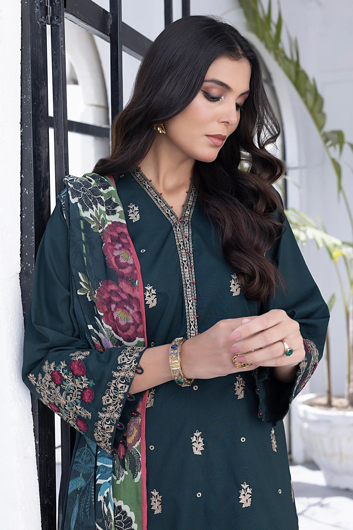 LSM | Spring Embroidered | 0067 - Pakistani Designer Dress - by LSM | Type: Luxury - 100% Original at Saira Sultan