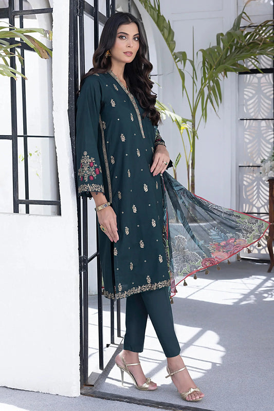 LSM | Spring Embroidered | 0067 - Pakistani Designer Dress - by LSM | Type: Luxury - 100% Original at Saira Sultan