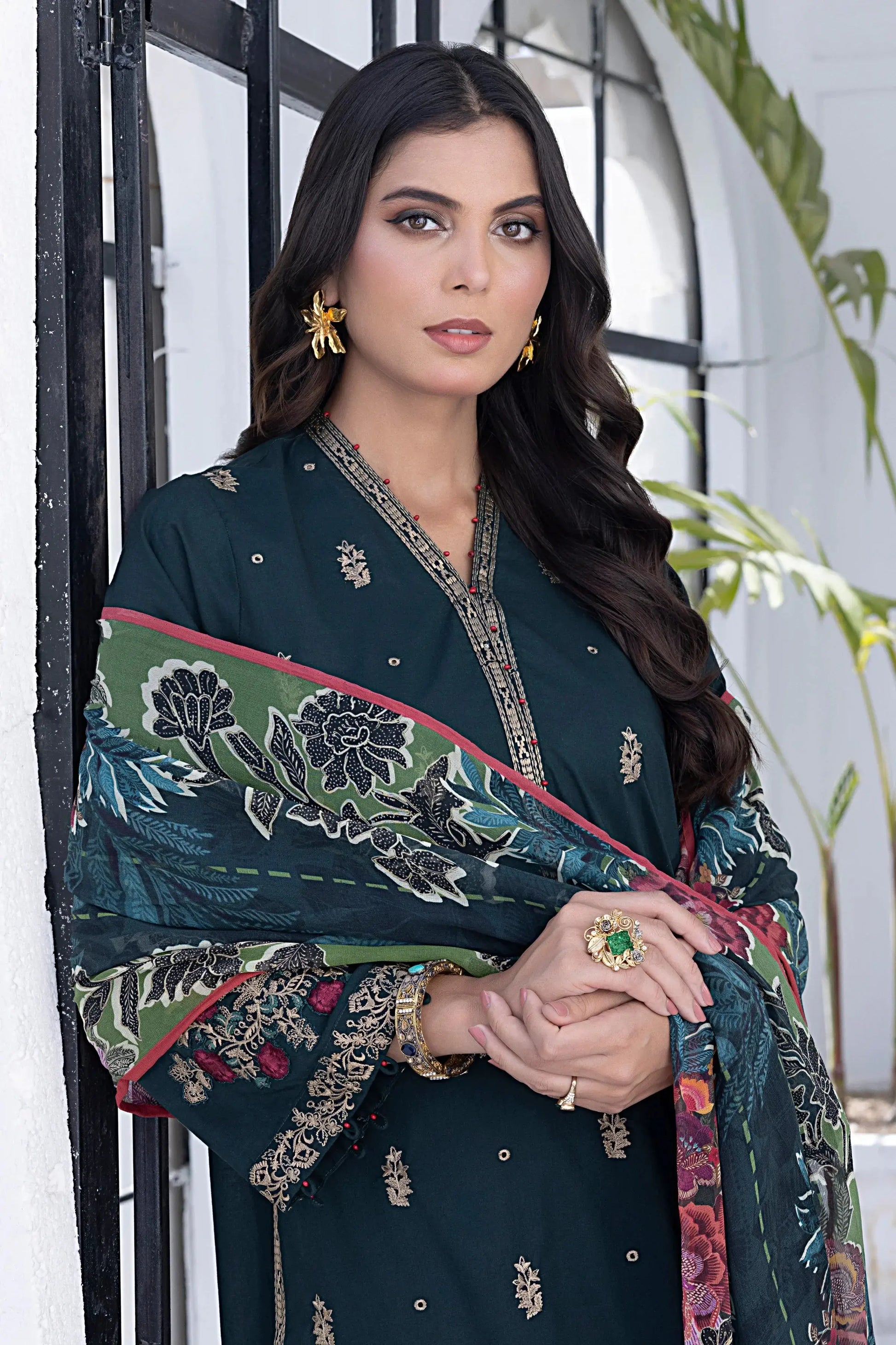 LSM | Spring Embroidered | 0067 - Pakistani Designer Dress - by LSM | Type: Luxury - 100% Original at Saira Sultan