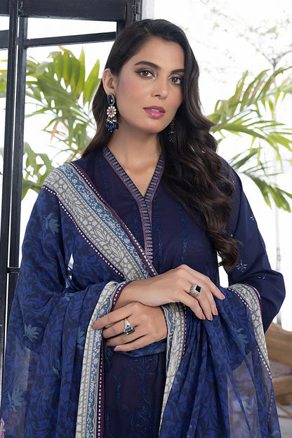 LSM | Spring Embroidered | 0122 - Pakistani Designer Dress - by LSM | Type: Luxury - 100% Original at Saira Sultan