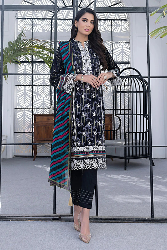 LSM | Spring Embroidered | 0171 - Pakistani Designer Dress - by LSM | Type: Luxury - 100% Original at Saira Sultan