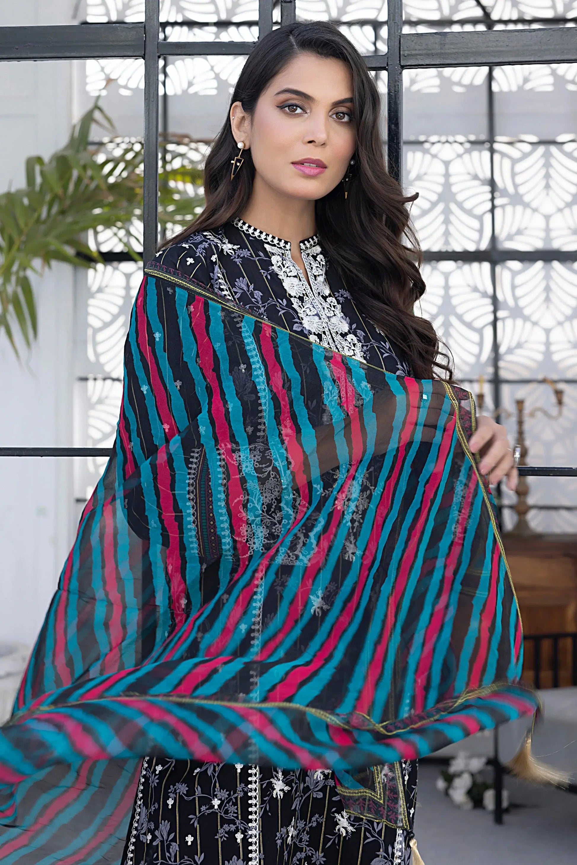 LSM | Spring Embroidered | 0171 - Pakistani Designer Dress - by LSM | Type: Luxury - 100% Original at Saira Sultan