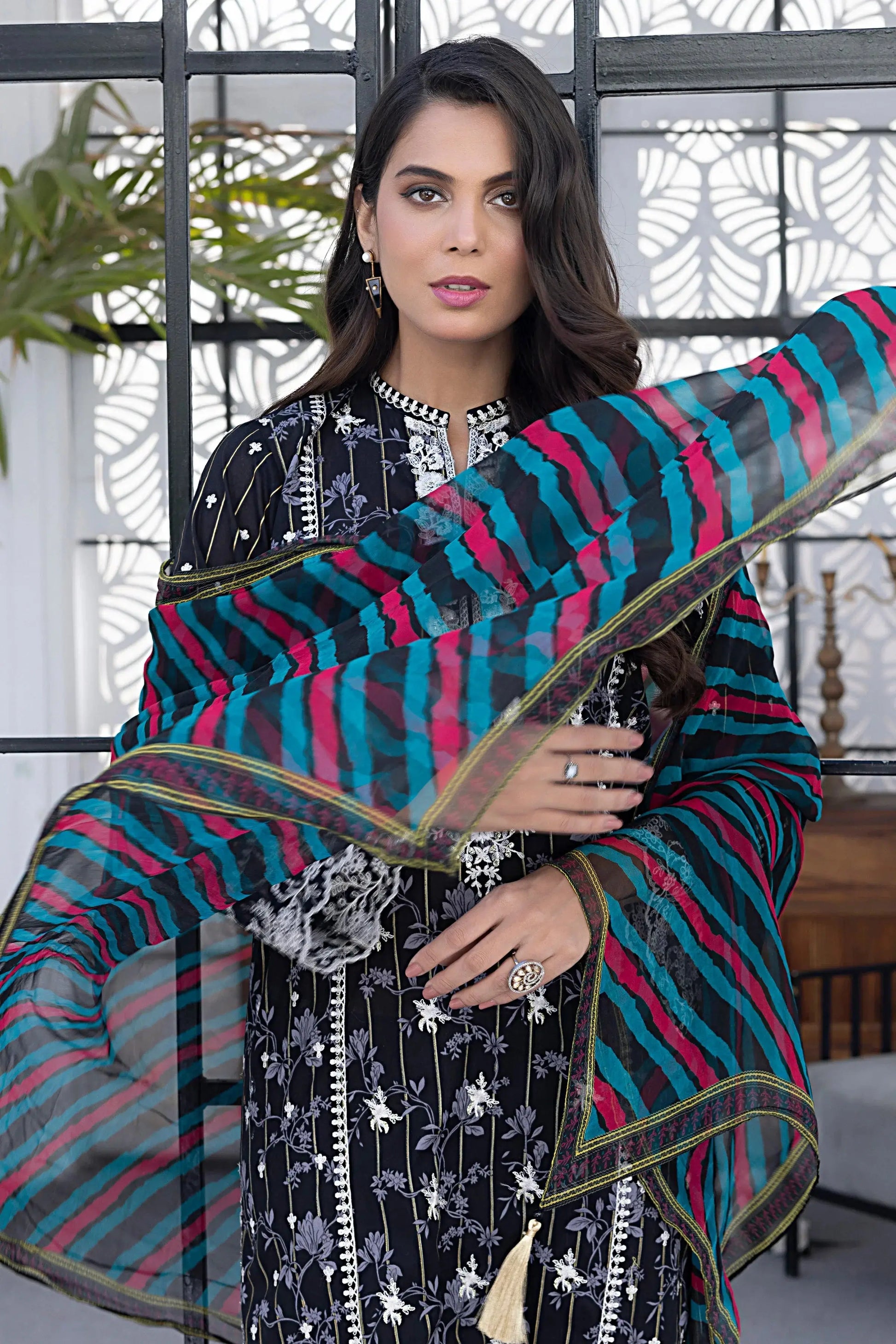 LSM | Spring Embroidered | 0171 - Pakistani Designer Dress - by LSM | Type: Luxury - 100% Original at Saira Sultan