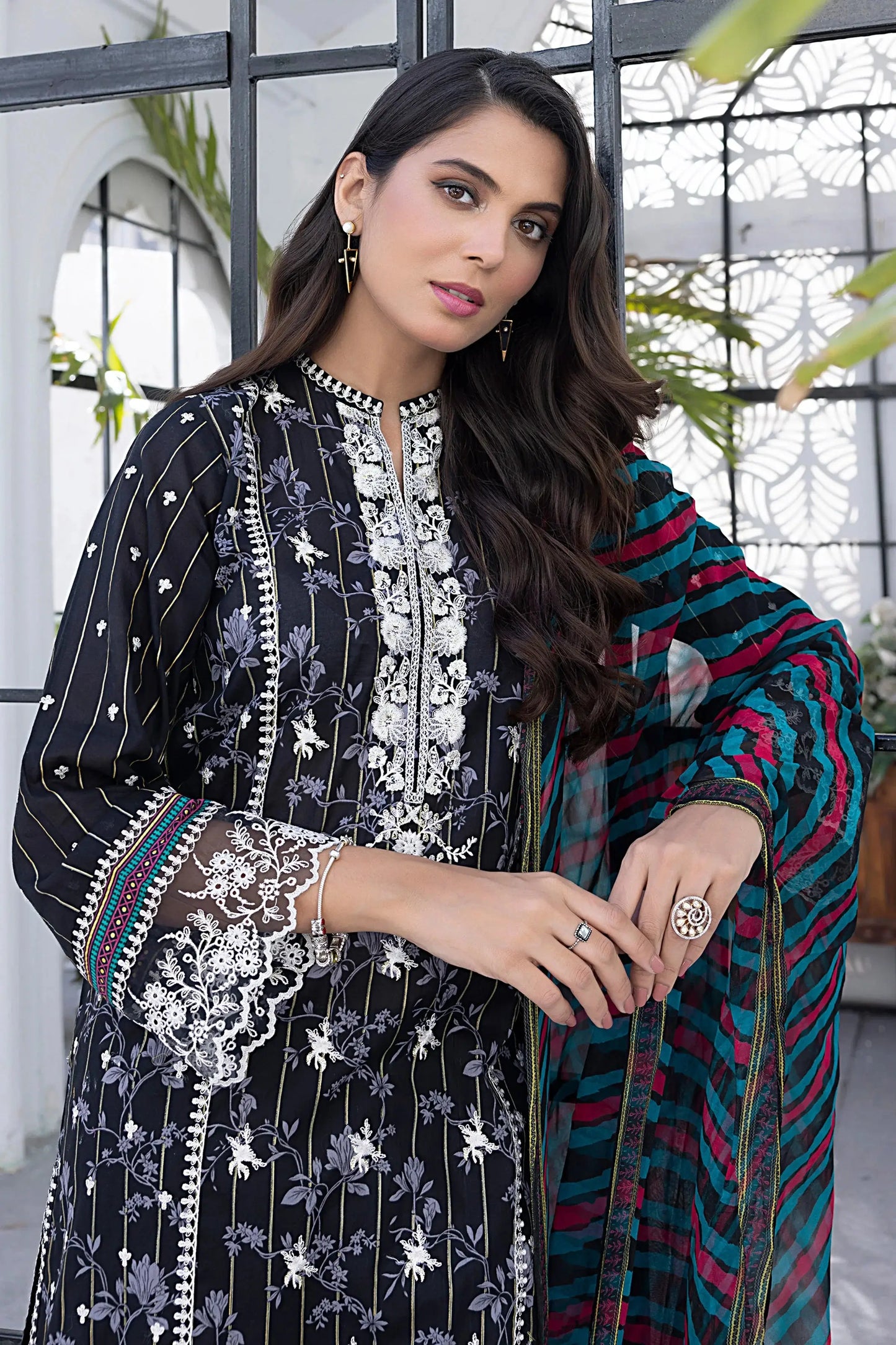 LSM | Spring Embroidered | 0171 - Pakistani Designer Dress - by LSM | Type: Luxury - 100% Original at Saira Sultan