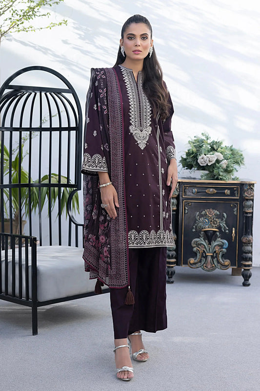 LSM | Spring Embroidered | 0013 - Pakistani Designer Dress - by LSM | Type: Luxury - 100% Original at Saira Sultan