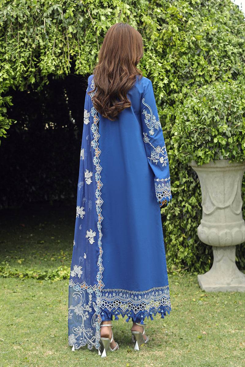 Qalamkar | Festive Lawn 2024 | PS-08 FARHEEN - Pakistani Designer Dress - by Qalamkar | Type: Luxury - 100% Original at Saira Sultan