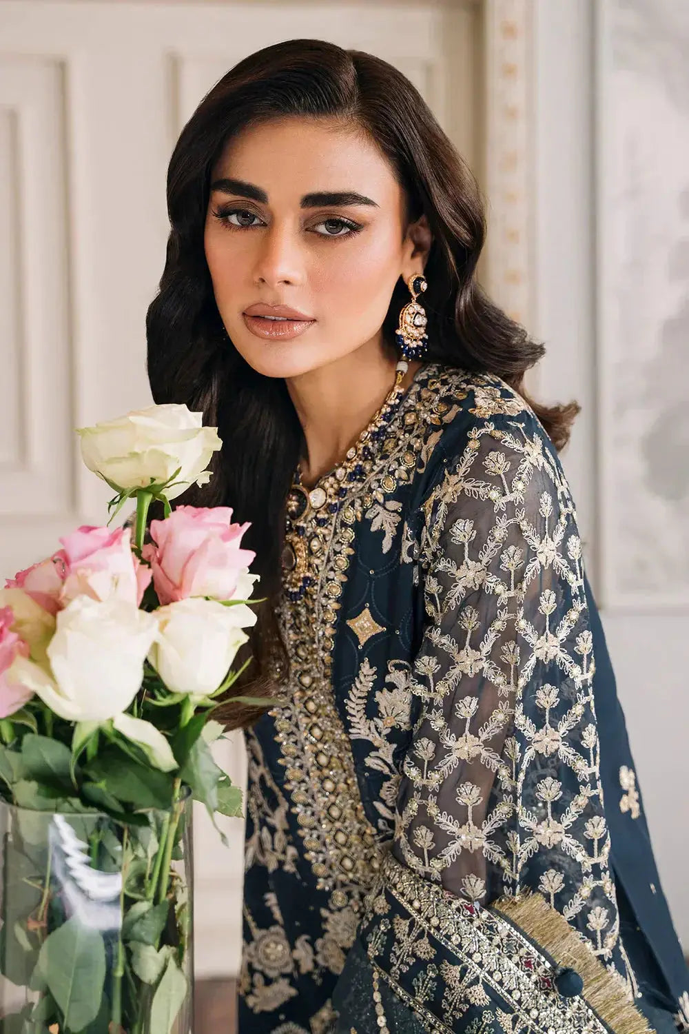 Baroque | Chantelle Embroidered Collection | CH12-01 - Pakistani Designer Dress - by Baroque | Type: Formal - 100% Original at Saira Sultan