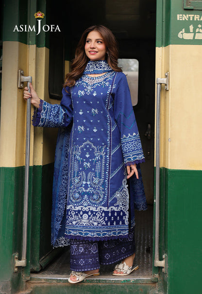 Asim Jofa | Summer Rhapsody | AJUBU-02 Embroidered Jacquard - Pakistani Designer Dress - by Asim Jofa - Type : Ladies Clothes - 100% Original at Saira Sultan