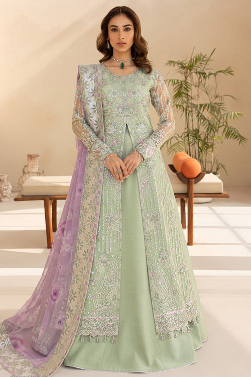 Farasha | Lu Zella Premium Formals 25 | Sage Luxe - Pakistani Designer Dress - by Farasha - Type : Ladies Clothes - 100% Original at Saira Sultan