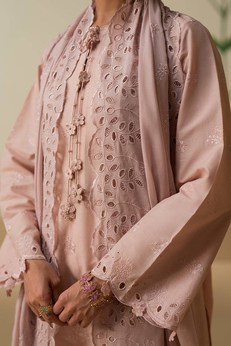 Cross Stitch | Chikankari Lawn Collection | P-04 - Pakistani Designer Dress - by Cross Stitch | Type: Luxury - 100% Original at Saira Sultan