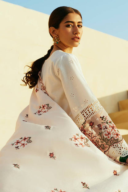 Cross Stitch | Premium Lawn 24 | PASTEL PINK - Pakistani Designer Dress - by Cross Stitch | Type: Formal - 100% Original at Saira Sultan