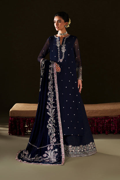 Iznik | Velvet 25 | IV-76 Embroidered Velvet by Iznik - Designer Dress - Type : Ladies Clothes - Available at Saira Sultan - 100% Original 