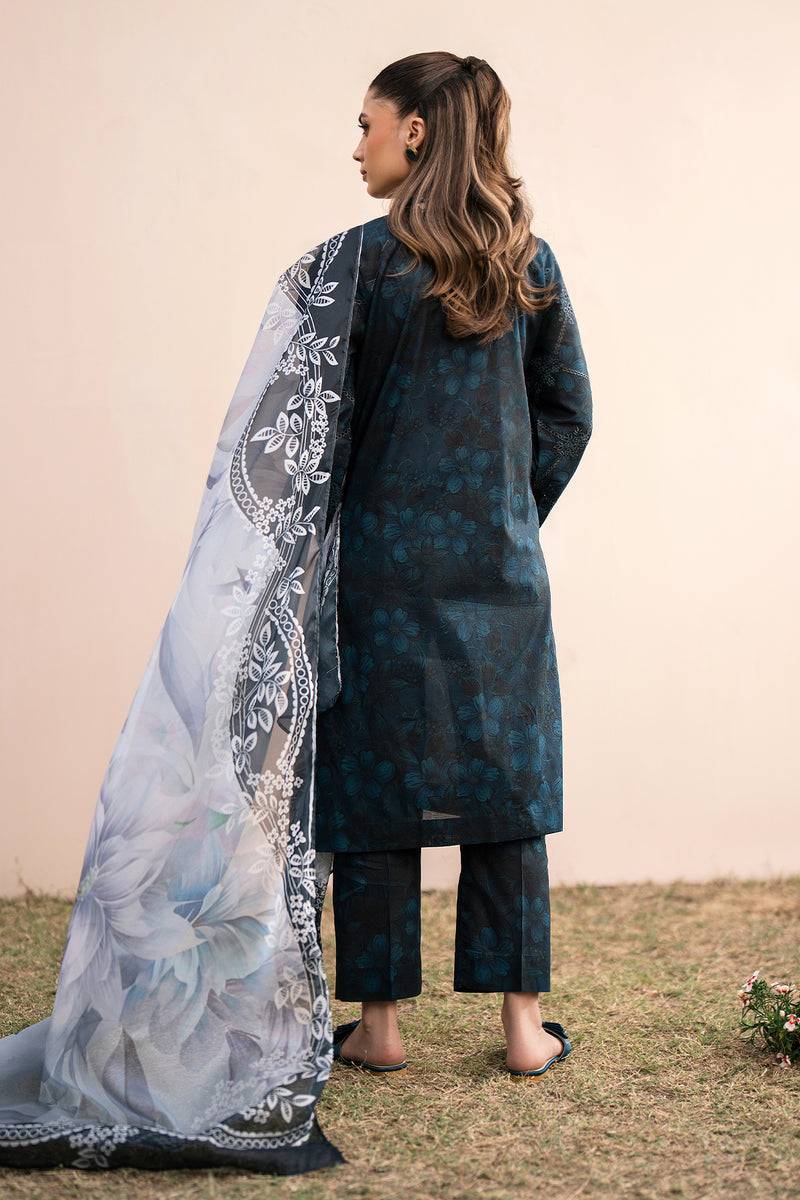 Baroque | Luxury Pret 24 | LAWN UF-608 - Pakistani Designer Dress - by Baroque | Type: Luxury - 100% Original at Saira Sultan