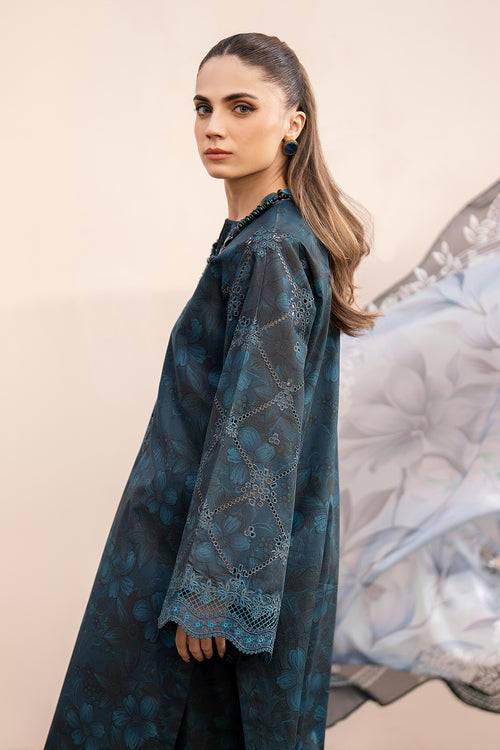 Baroque | Luxury Pret 24 | LAWN UF-608 - Pakistani Designer Dress - by Baroque | Type: Luxury - 100% Original at Saira Sultan