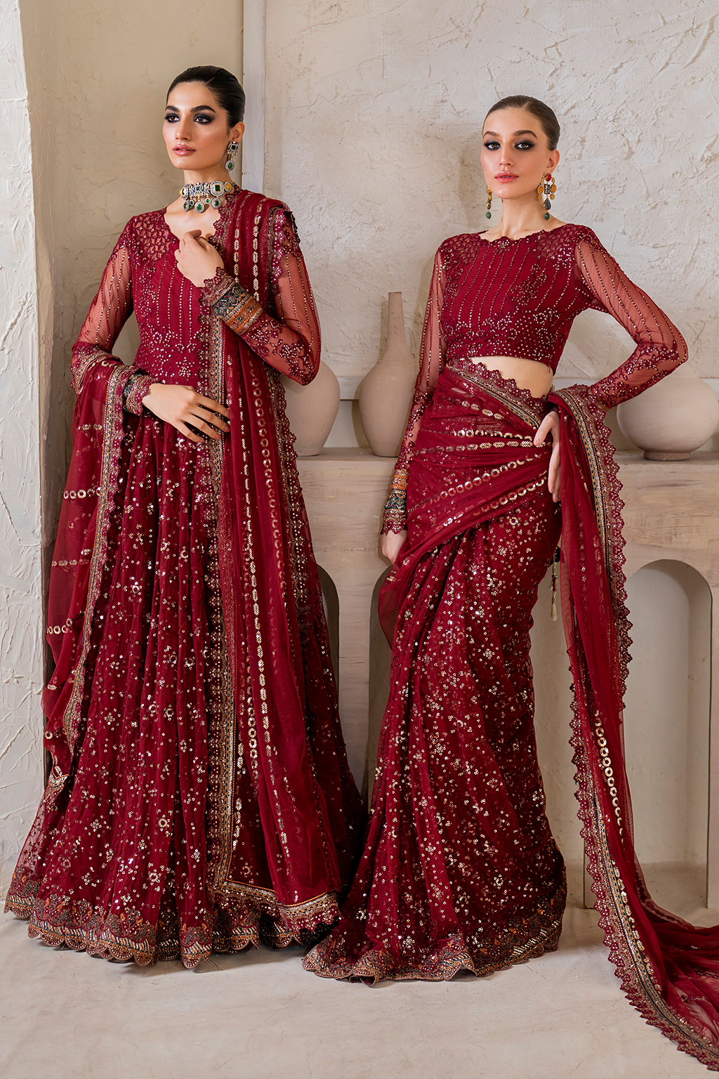 Iznik | Chinnon Chiffon | CC-49 Embroidered Net - Pakistani Designer Dress - by Iznik | Type: Formal - 100% Original at Saira Sultan