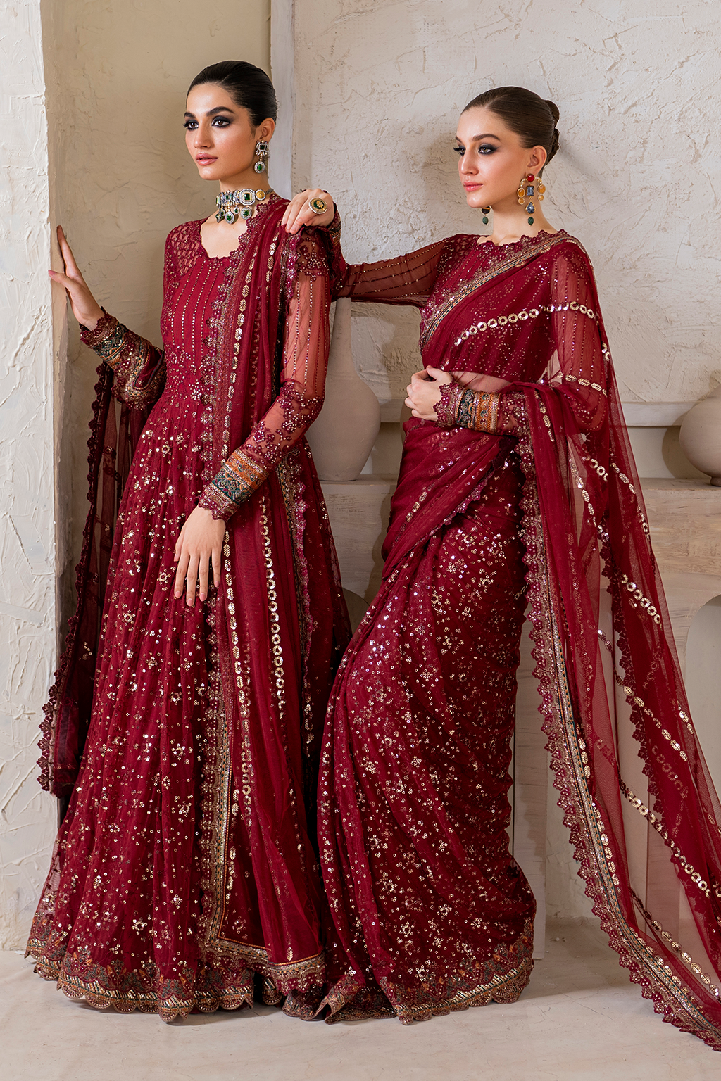 Iznik | Chinnon Chiffon | CC-49 Embroidered Net - Pakistani Designer Dress - by Iznik | Type: Formal - 100% Original at Saira Sultan
