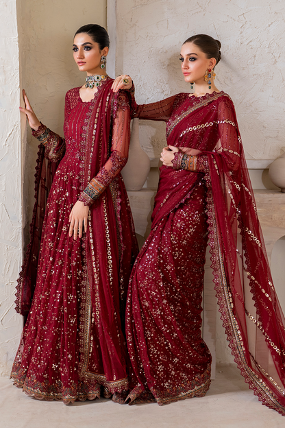 Iznik | Chinnon Chiffon | CC-49 Embroidered Net - Pakistani Designer Dress - by Iznik | Type: Formal - 100% Original at Saira Sultan