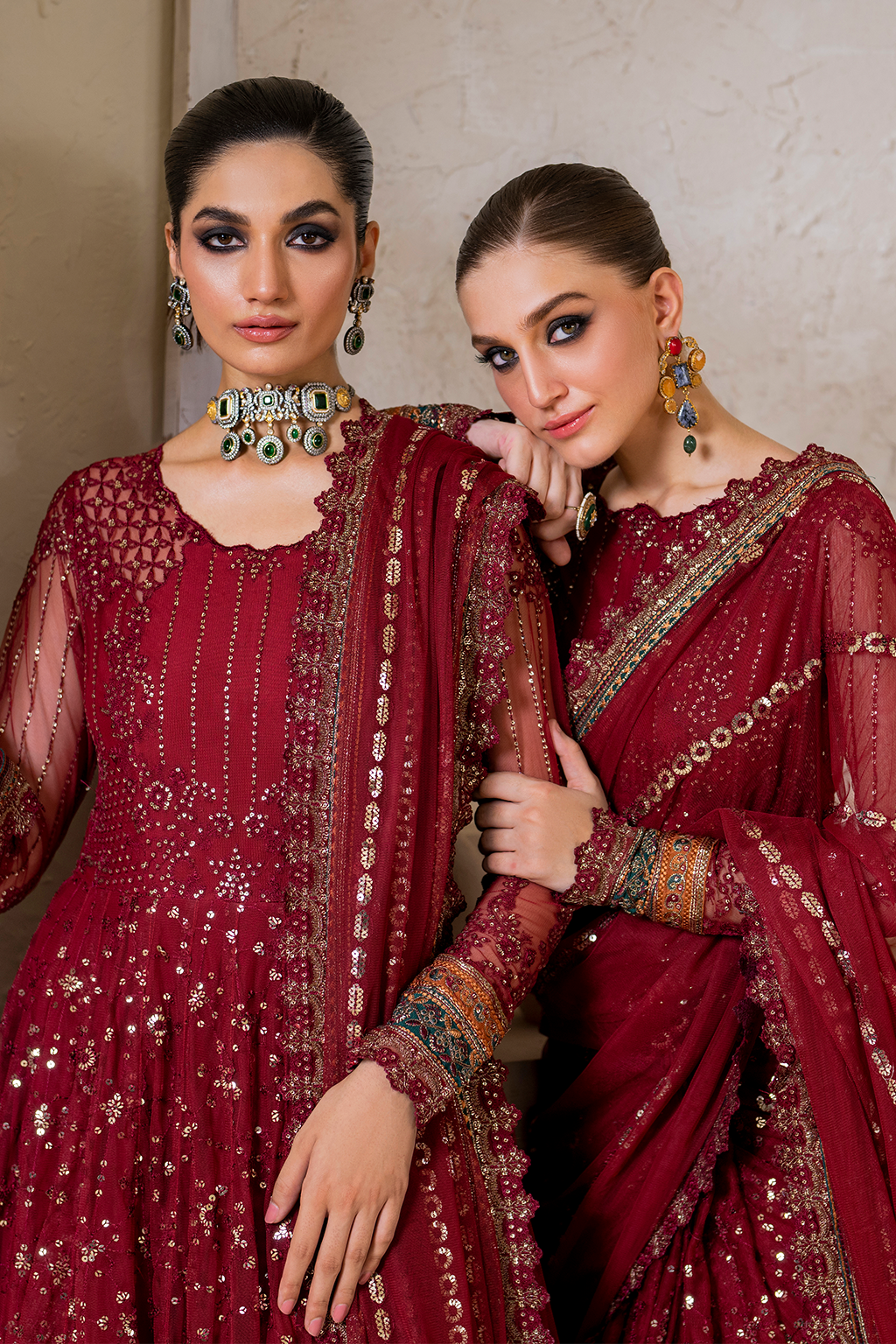 Iznik | Chinnon Chiffon | CC-49 Embroidered Net - Pakistani Designer Dress - by Iznik | Type: Formal - 100% Original at Saira Sultan
