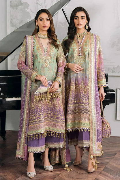 Baroque | Chantelle Embroidered Collection | CH12-08 - Pakistani Designer Dress - by Baroque | Type: Bridal - 100% Original at Saira Sultan