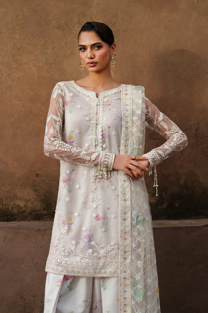 Iznik | Festive Formal | UE-534 Embroidered Net - Pakistani Designer Dress - by Iznik - Type : Ladies Clothes - 100% Original at Saira Sultan