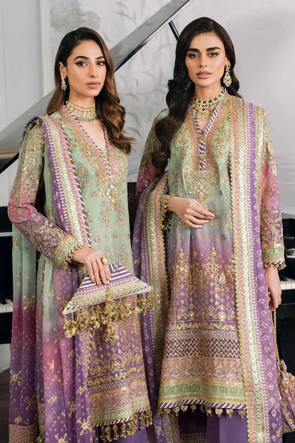 Baroque | Chantelle Embroidered Collection | CH12-08 - Pakistani Designer Dress - by Baroque | Type: Bridal - 100% Original at Saira Sultan