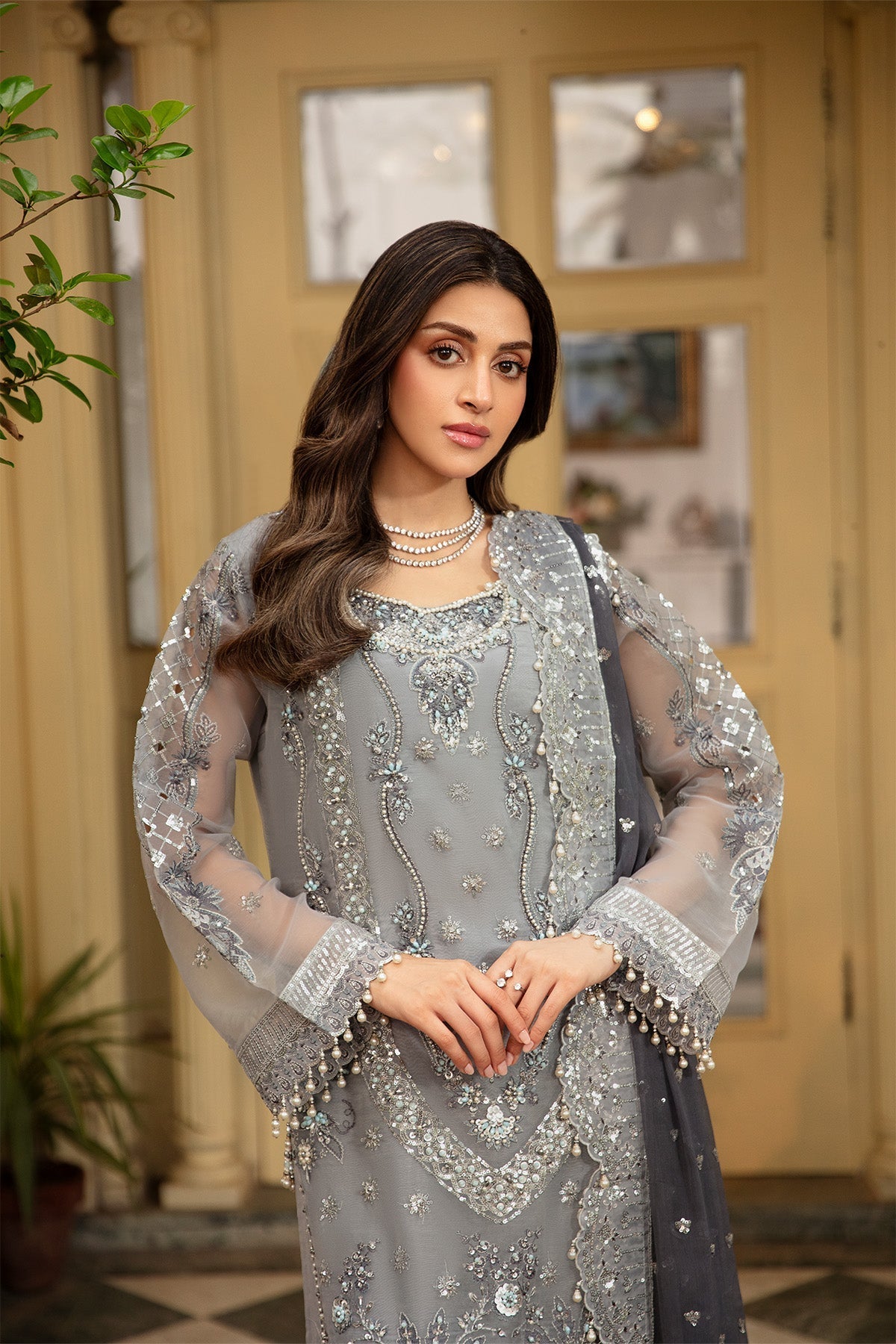 Raeesa Premium | Dehleez Formals | Dl 1033 - Pakistani Designer Dress - by Raeesa Premium - Type : Ladies Clothes - 100% Original at Saira Sultan