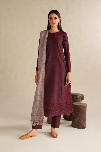 Iznik | Winter Chapter 25 | UE-590 Printed Khaddar by Iznik - Designer Dress - Type : Ladies Clothes - Available at Saira Sultan - 100% Original 