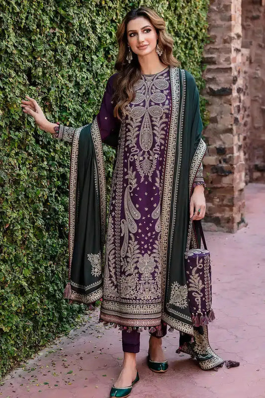 Jazmin | Dastaan Luxury Winter 23 | D4 - Pakistani Designer Dress - by Jazmin | Type: Luxury - 100% Original at Saira Sultan
