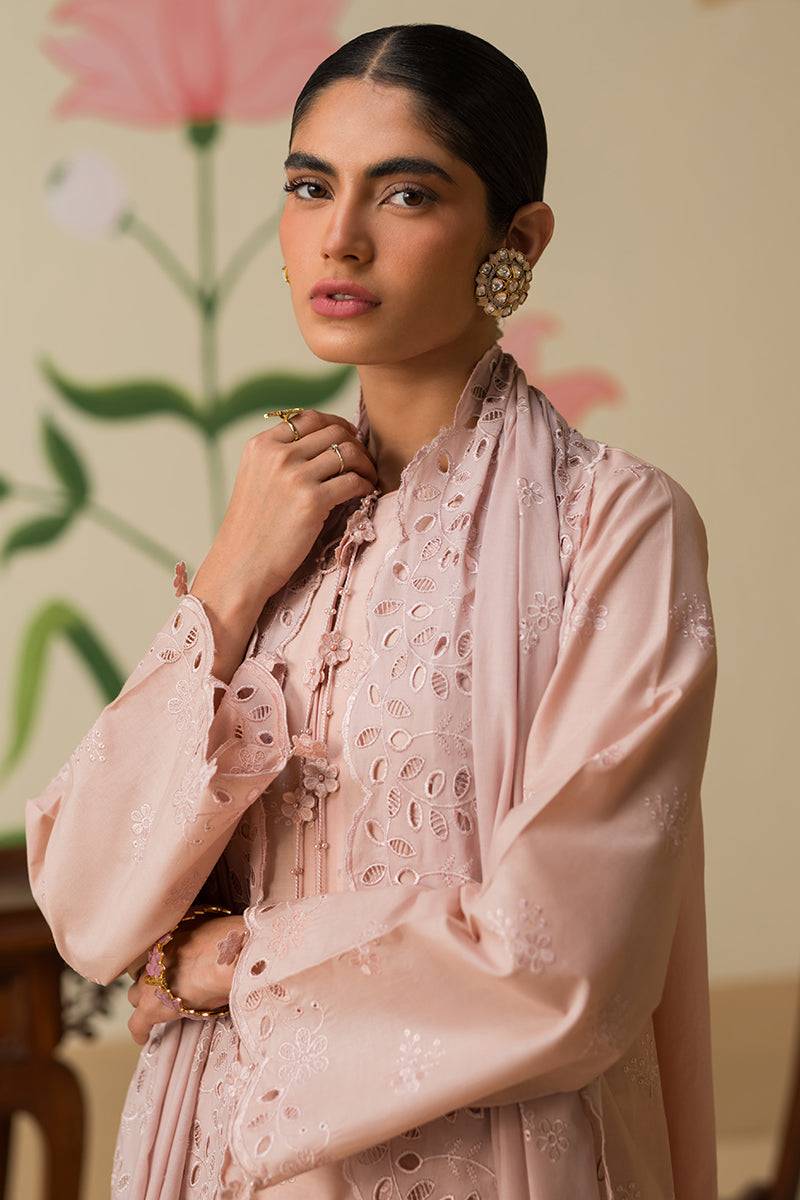 Cross Stitch | Chikankari Lawn Collection | P-04 - Pakistani Designer Dress - by Cross Stitch | Type: Luxury - 100% Original at Saira Sultan