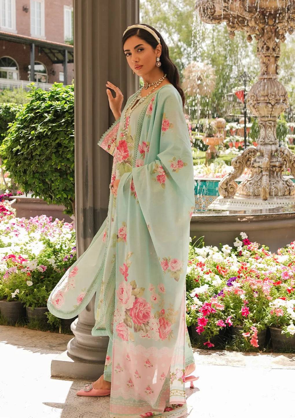 Elaf Premium | Printed Collection 24 | EEP-01A - Frostie - Pakistani Designer Dress - by Elaf Premium | Type: Casuals - 100% Original at Saira Sultan
