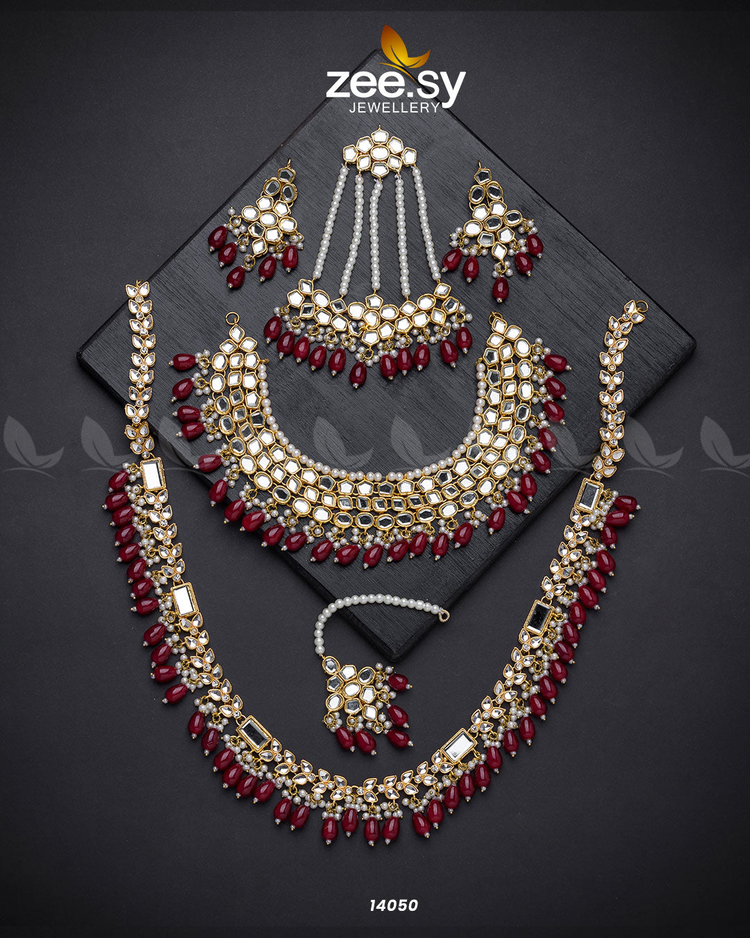 Enigmatic Bridal Set Red