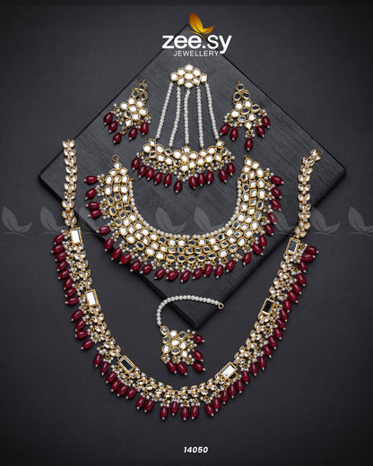 Enigmatic Bridal Set Red