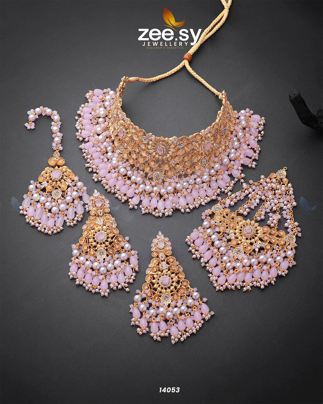 Luminescent Bridal Set Pink