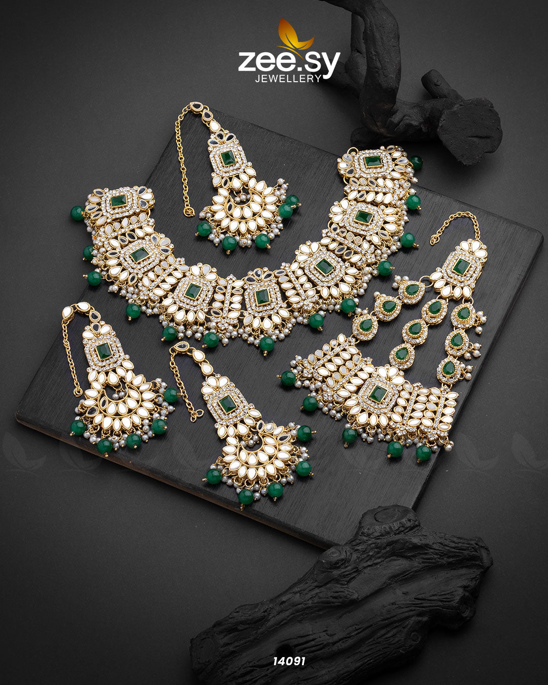 Maryam Bridal Set Green