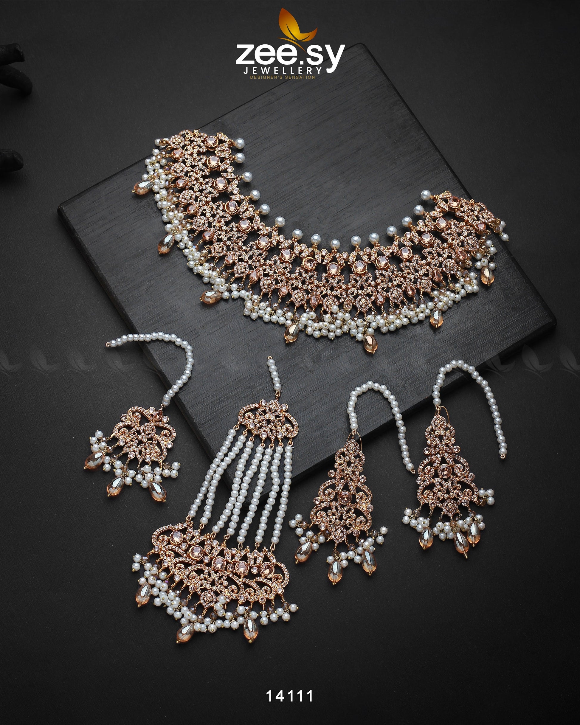 Mahira Bridal Set Champagne
